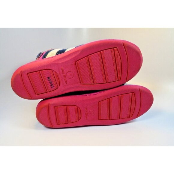 Steve Madden Faux Fur Sweater Boots Women's Size 7 MultiColor Hearts Rhinestone - Picture 13 of 14